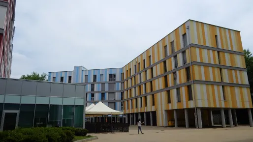 Interno cortile Campus San Paolo