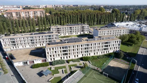 Residenza olimpia dall'alto