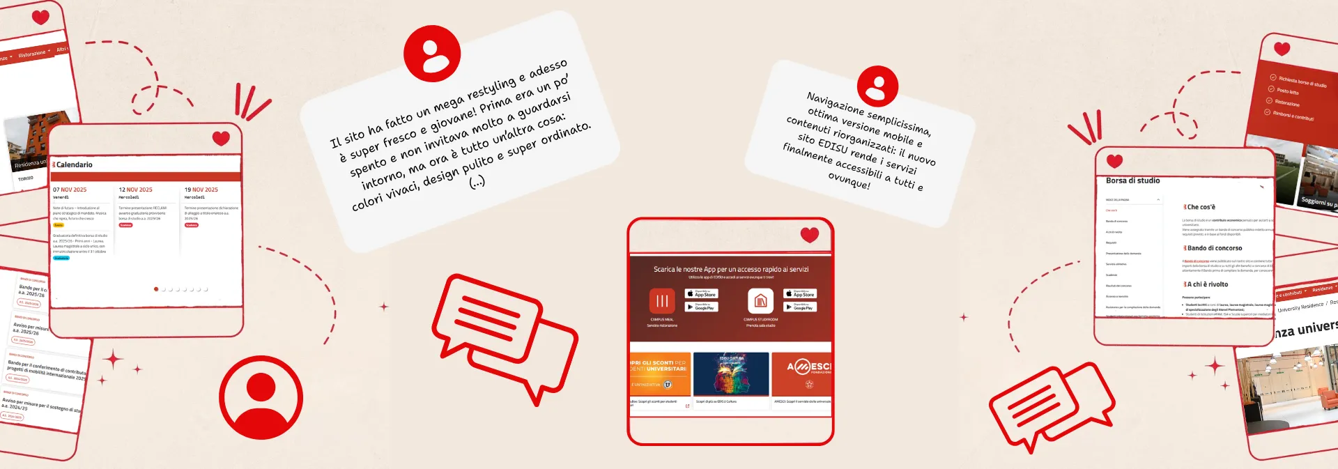 Recensioni per il nuovo portale