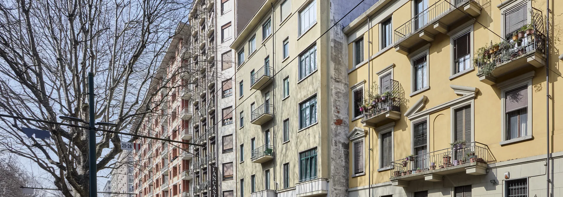 Esterno edificio appartamenti Turati